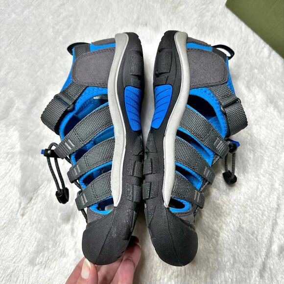 IOB Keen Newport H2 Sandals Grey Blue Youth 4 - Picture 9 of 12